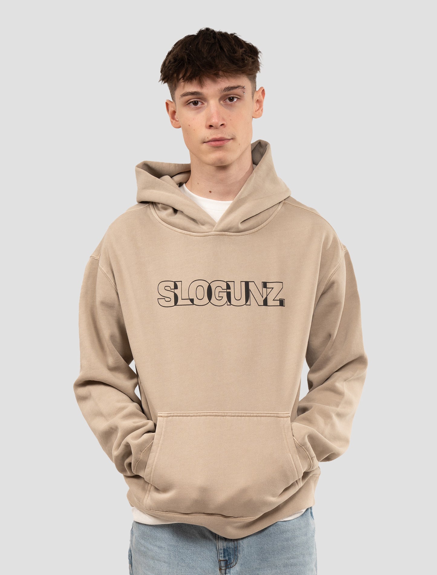 OUTLINE relaxed faded hood