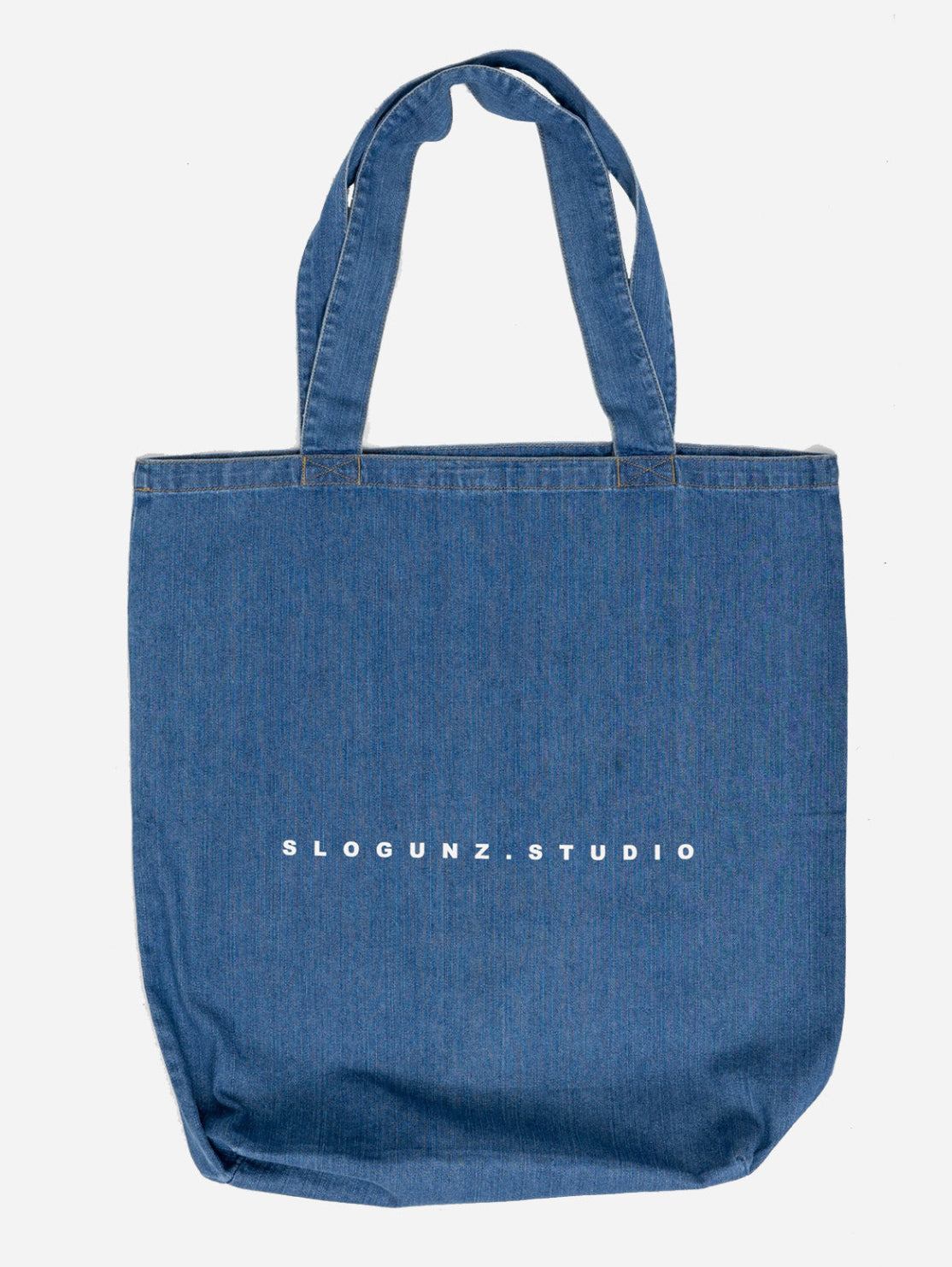 Denim Signature Tote Bag